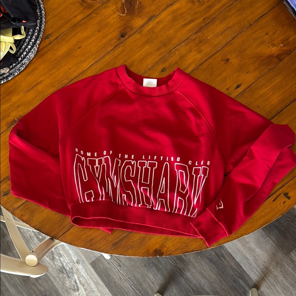 Gymshark cropped sweatshirt